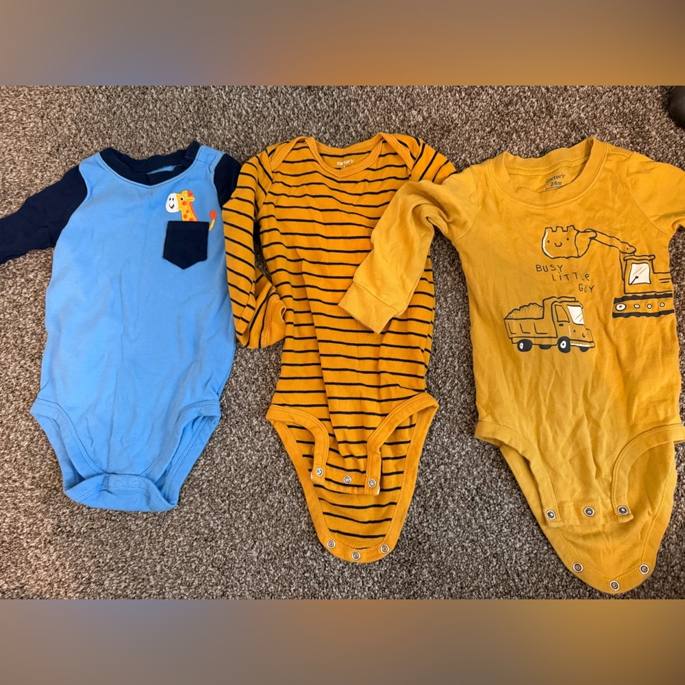 Kids One Piece Set - Blue and Yellow Bundle